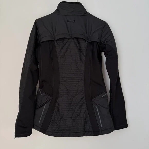 Athleta Black Sprinter Jacket Puffer Size Small - Picture 8 of 13